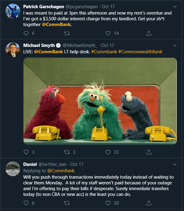 Commonwealth Bank Tweet