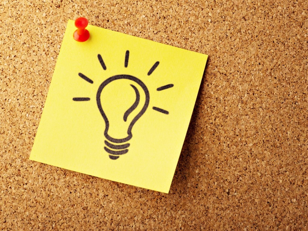 a post it note 