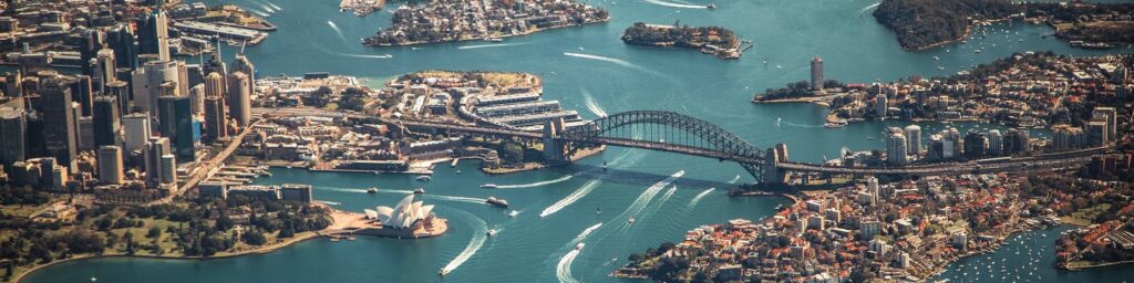 Kris and Sam our two CEO's|Boats sailing out of Sydney Harbour